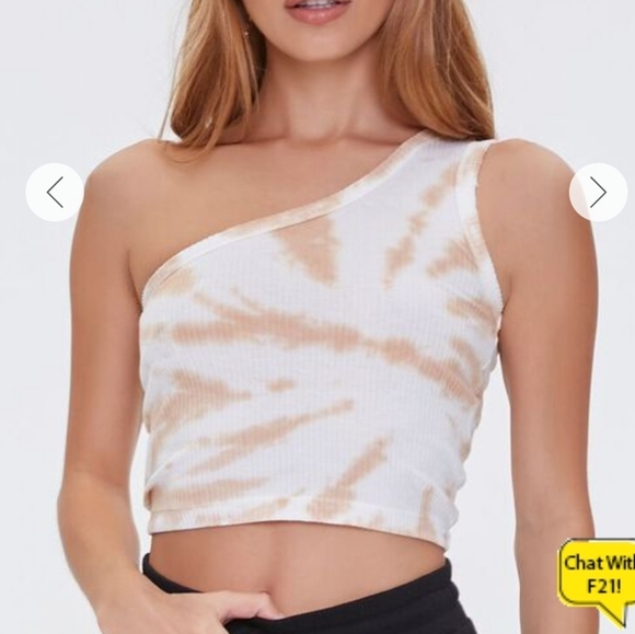 Forever 21 NWT One shoulder croptop - Picture 2 of 10